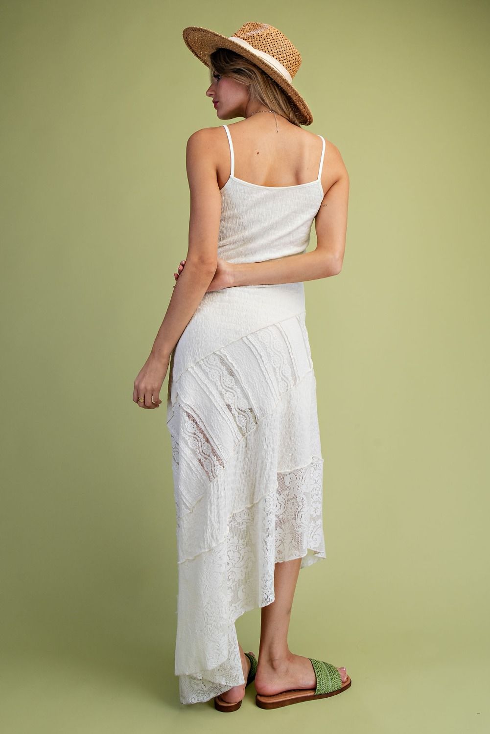 FITTED MAXI CAMI DRESS