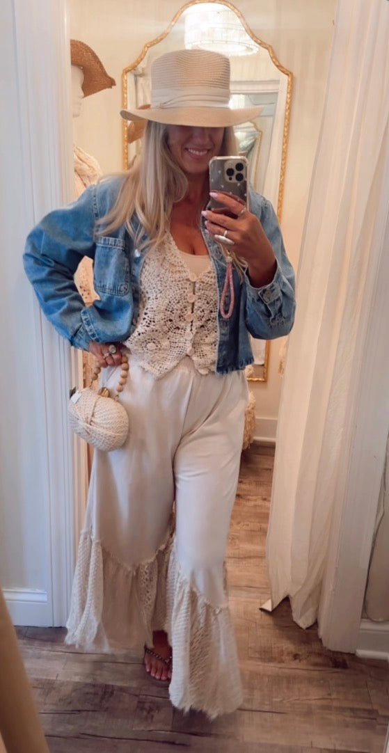 Elevated Comfort Lace Pants