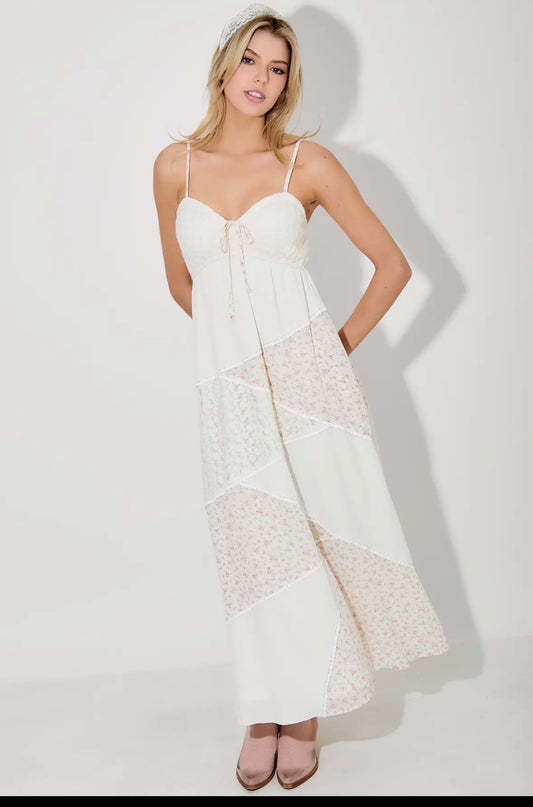 Baby Pink Flowers and Lace