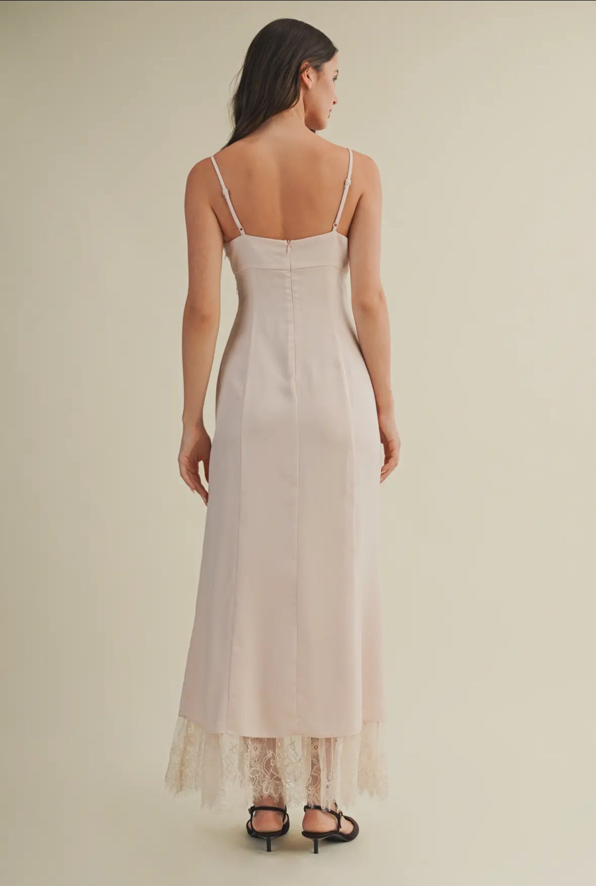 Elegance Lace Layered Cami Dress