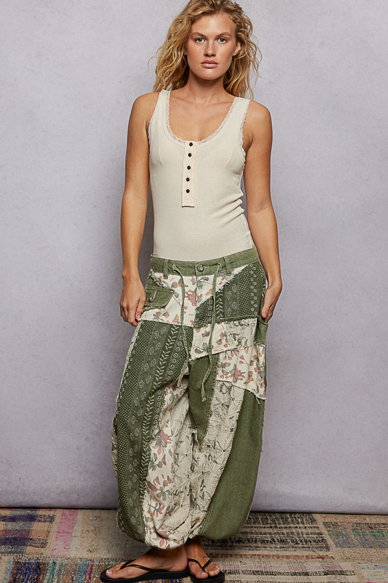 Button Lace Tank