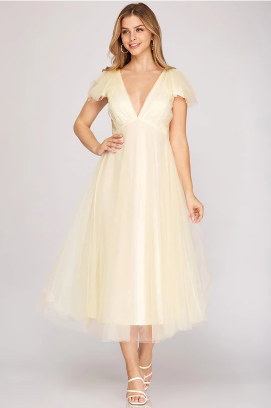 Midi Tulle Dress