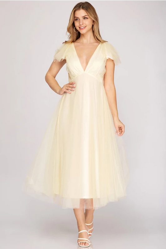 Midi Tulle Dress