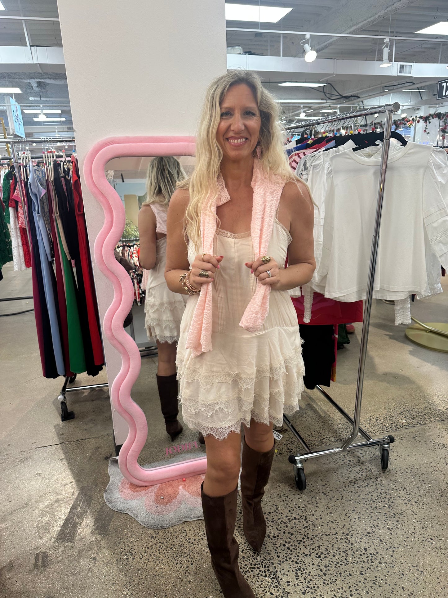 Mini Layering Dress w Adjustable Straps