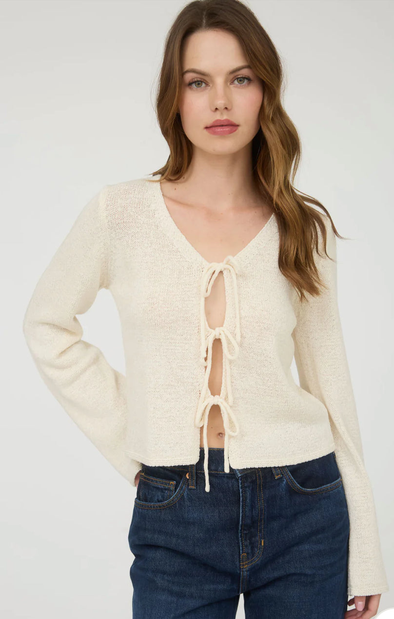 Triple Tie cardigan