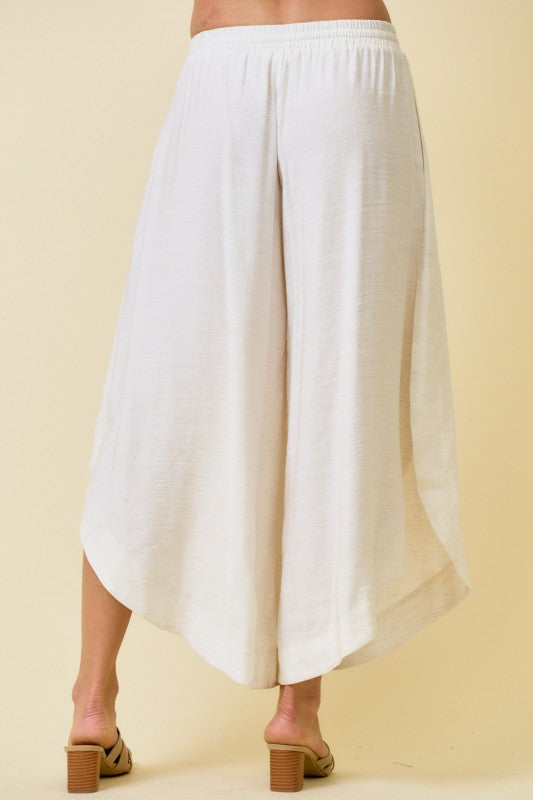 Flowy Split-Side Hem Pants