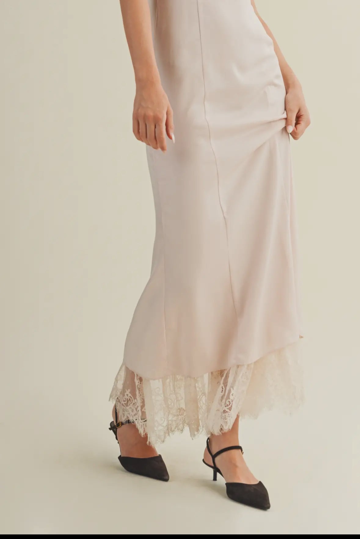 Elegance Lace Layered Cami Dress