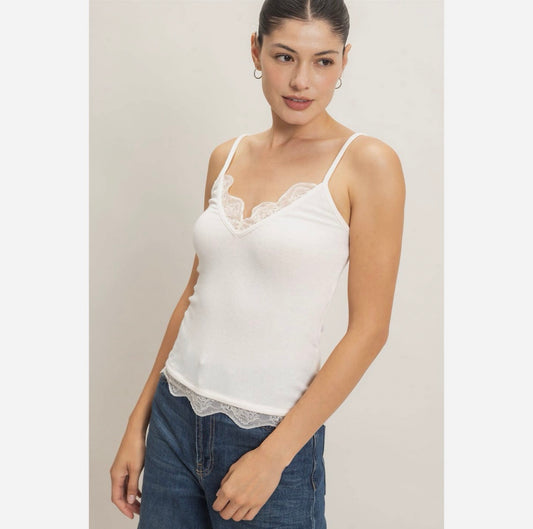 Peekaboo Lace Cami