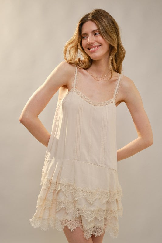 Mini Layering Dress w Adjustable Straps
