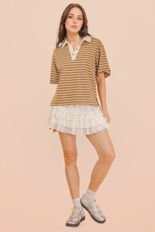 Lace Ruffled Skirt w/ Shorts