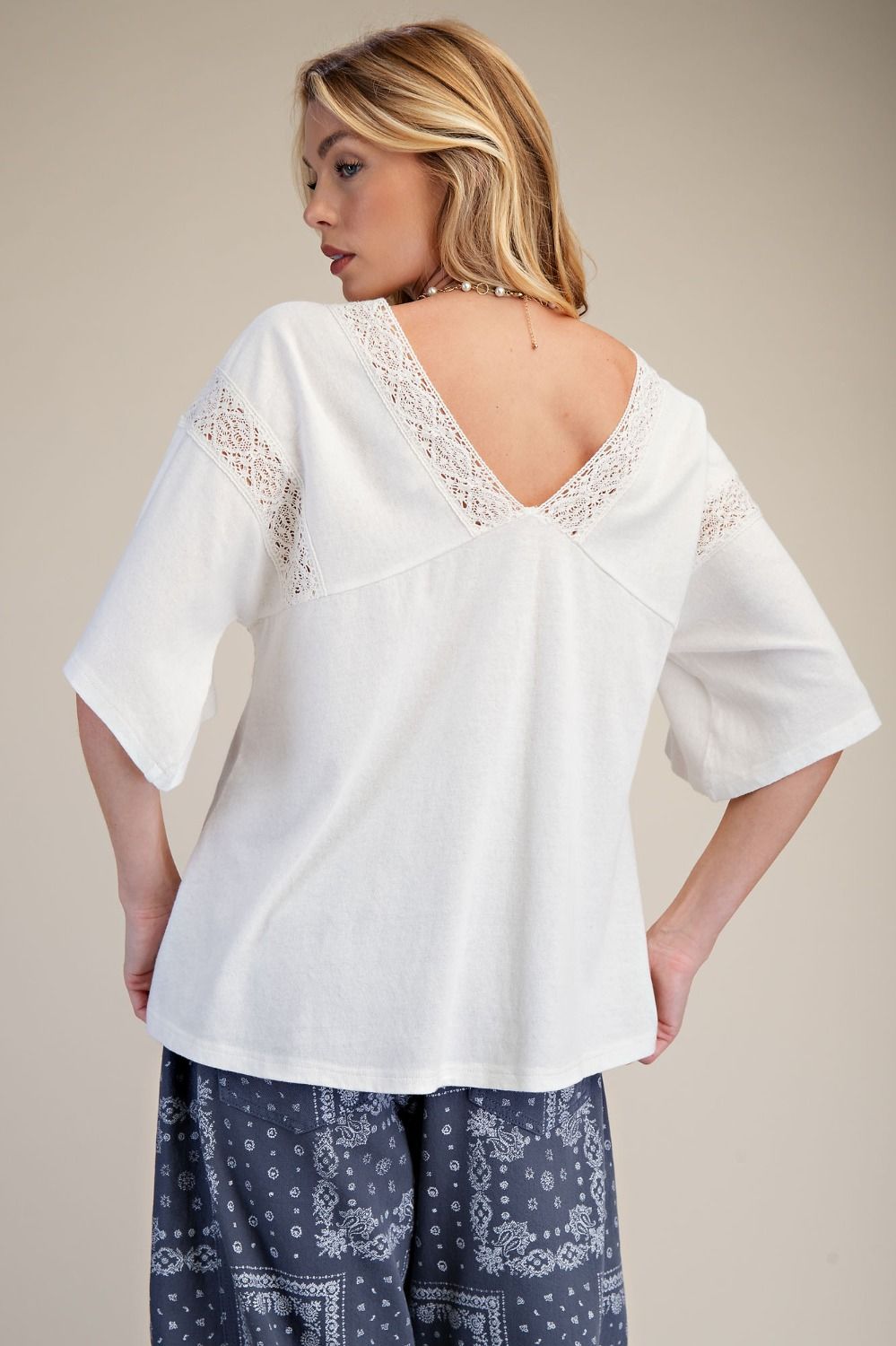 Cotton Lace Tee