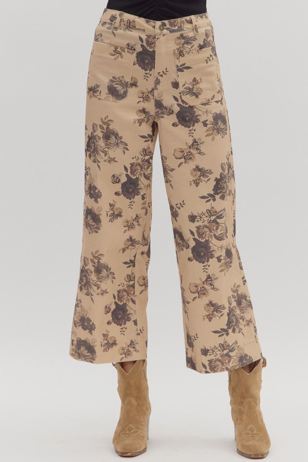 Vintage Floral Jeans