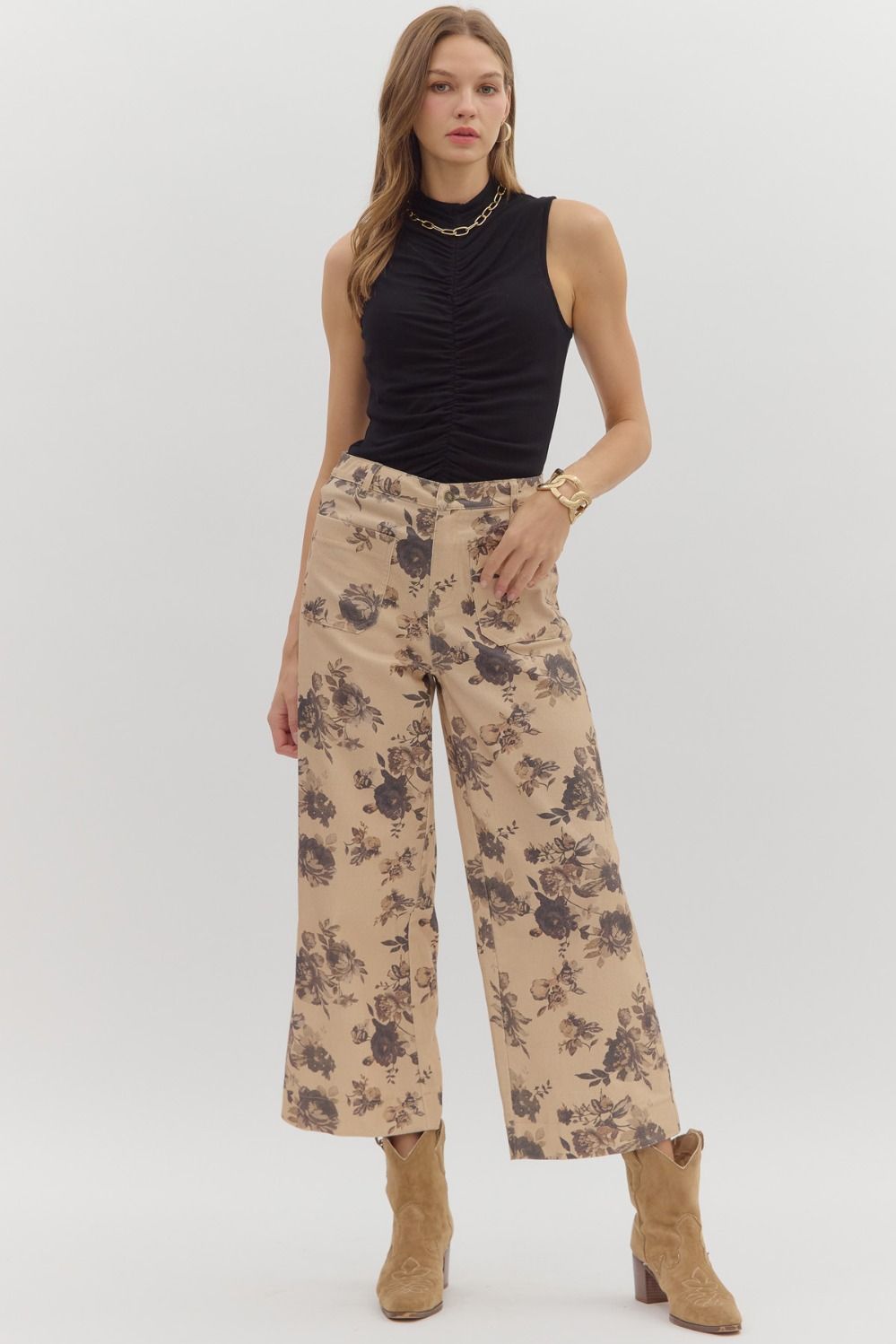 Vintage Floral Jeans