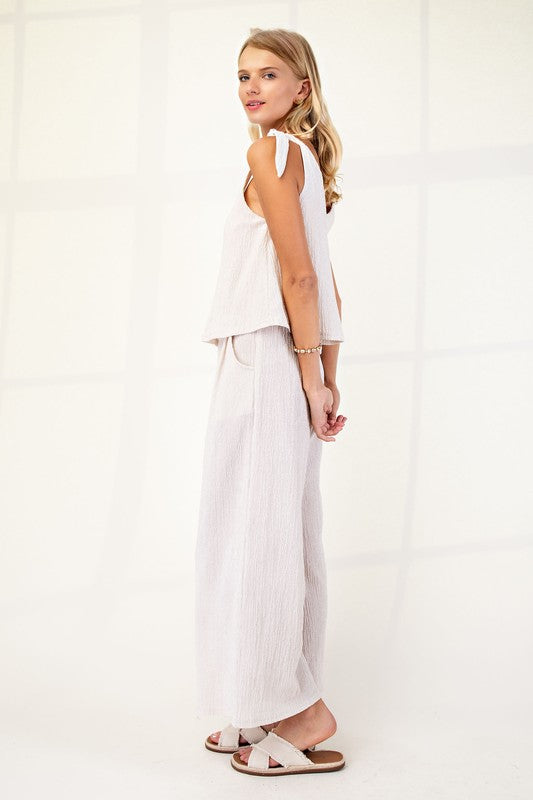 Set Illusion Jumpsuit & Shoulder Tie