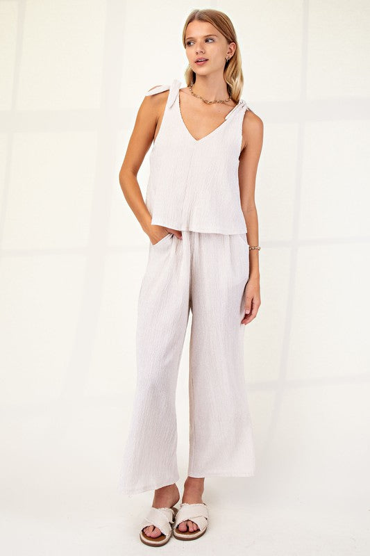 Set Illusion Jumpsuit & Shoulder Tie