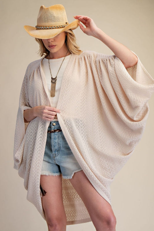 SOFT KNIT COCOON DUSTER