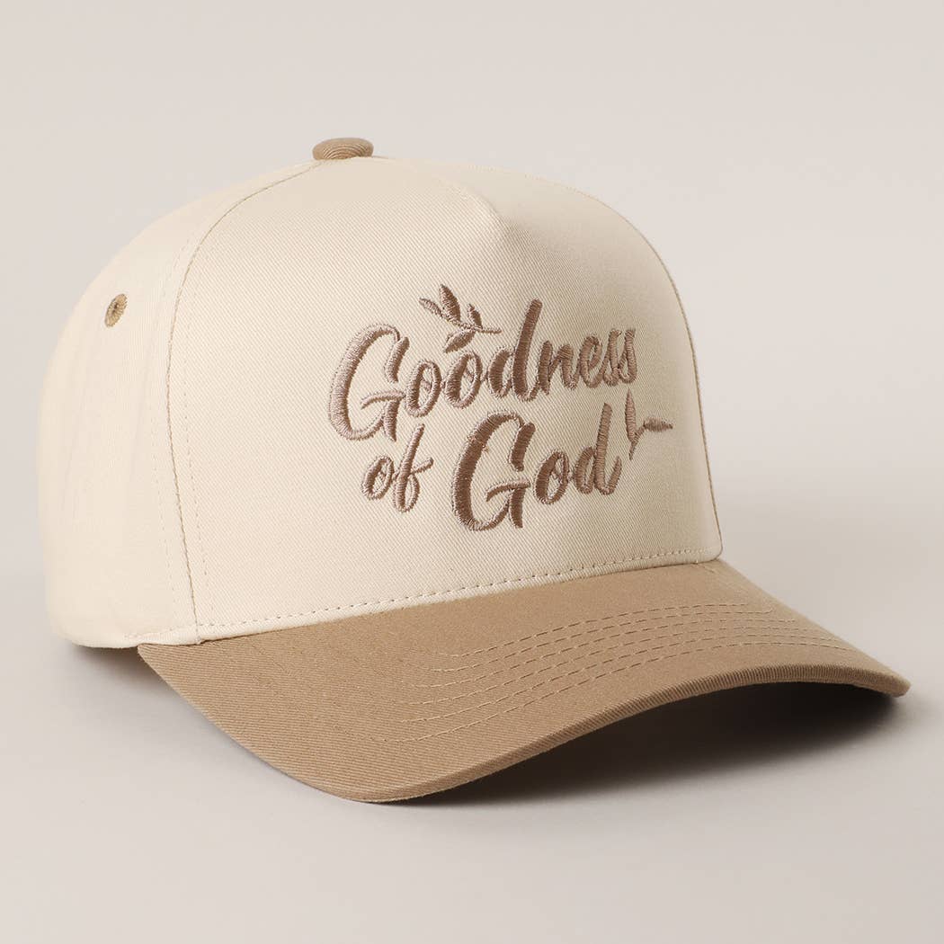 Goodness of God Embroidered Two-Tone Trucker Hat